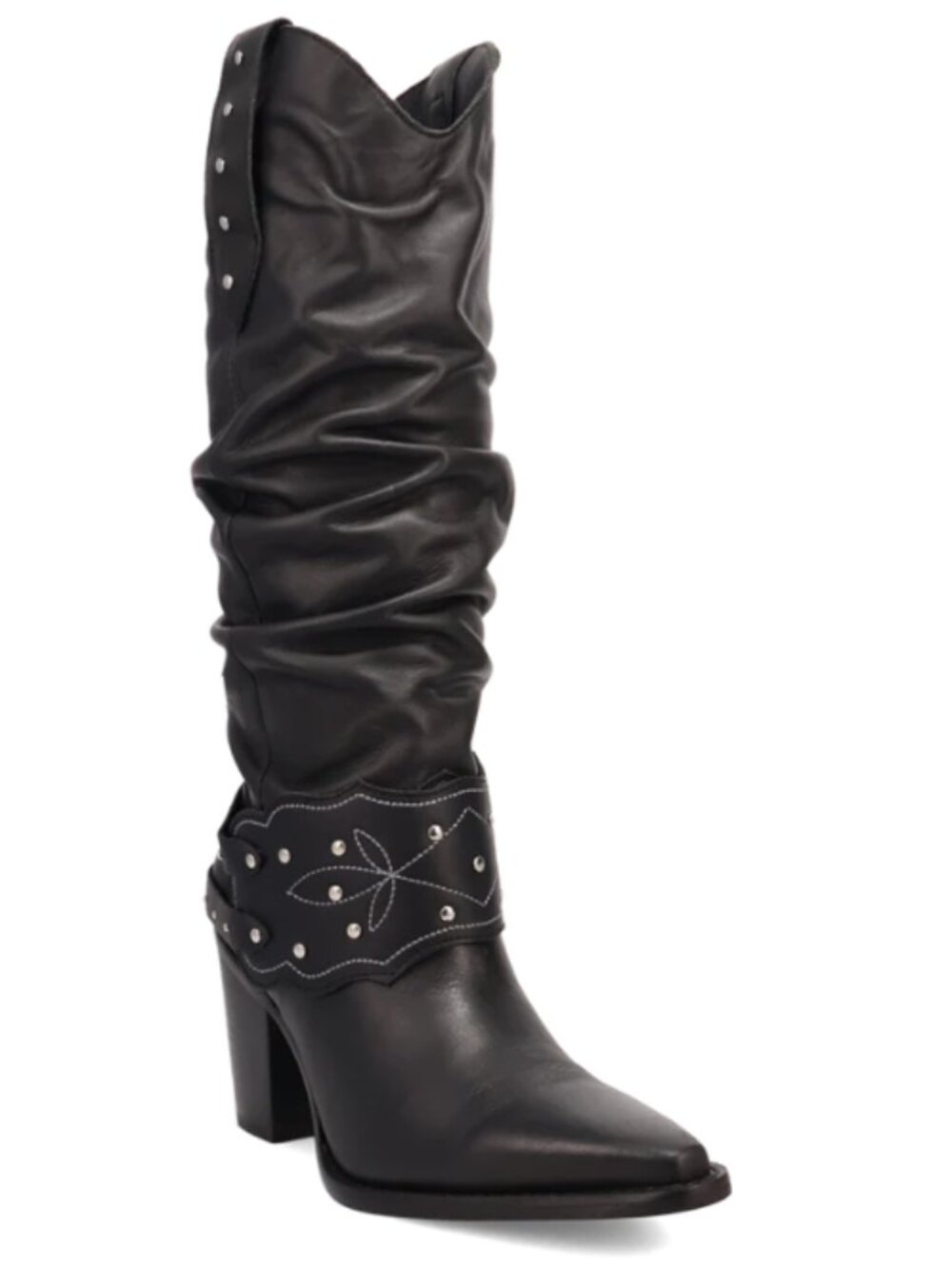 DINGO Leather Slouch Grit N Grace Boots 10T5269 NEW in box Made In Mexico